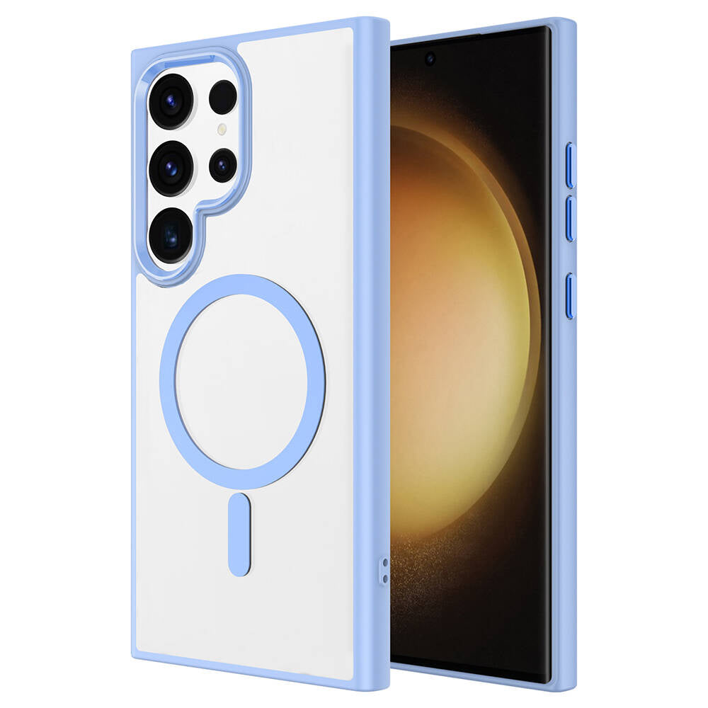 Cepax Chrome Magsafe Galaxy S24 Ultra Kablosuz Şarj Özellikli Silikon Telefon Kılıfı - 5 Cepax Chrome Magsafe Galaxy S24 Ultra Kablosuz Şarj Özellikli Silikon Telefon Kılıfı - 5